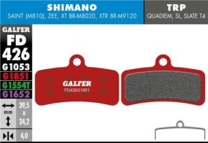 jarrupalat SHIMANO Saint, zee