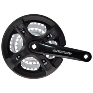 Lasco Kampipari LASCO 48/38/28 170mm alu nelikantti 118mm akseli ketjusuoja musta